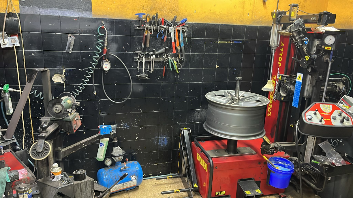 Equipamiento profesional del taller